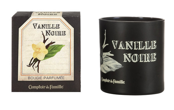 Comptoir de Famille Duftkerze Vanille Noir 40 Brennstunden