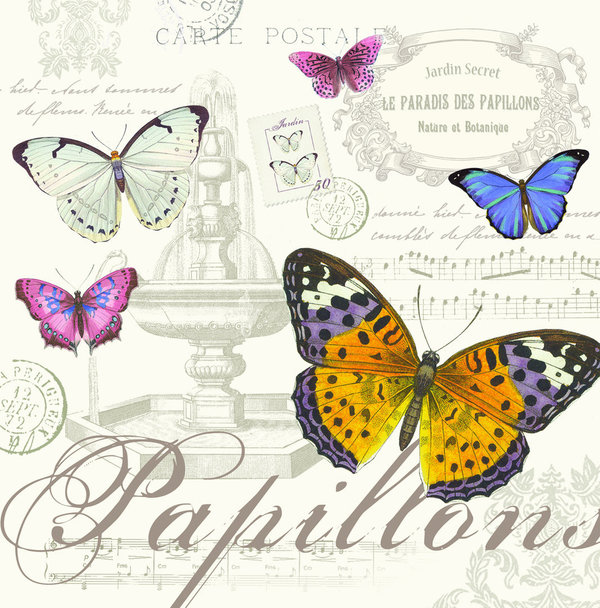 Easy Life, Papierservietten "Papillons"