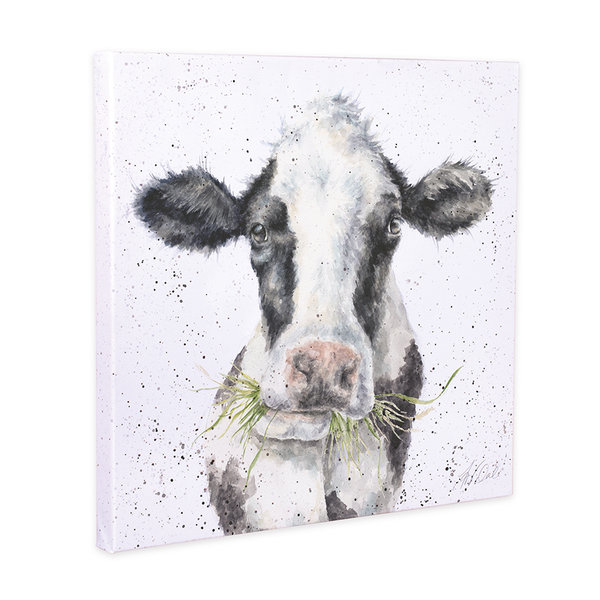 Wrendale Leinwandbild 20 x 20 cm "Milk Maid"