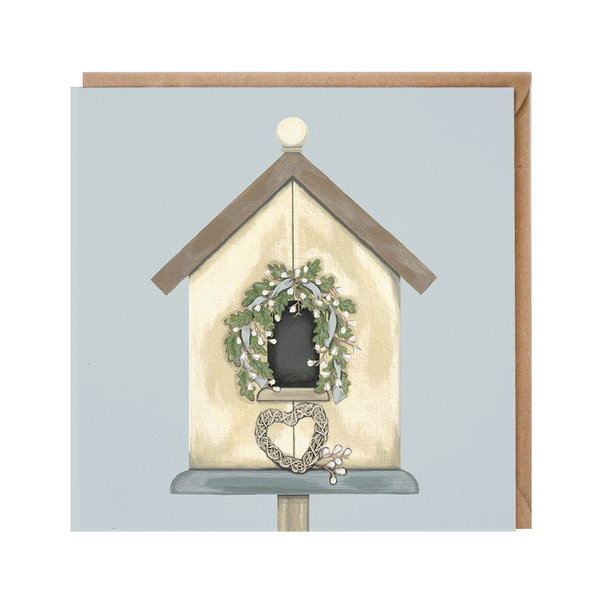 Sally Swannell für Wrendale Karte "Birdhouse"