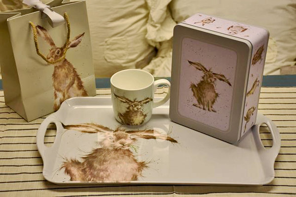 Wrendale Royal Worcester Tasse "Hare brained"