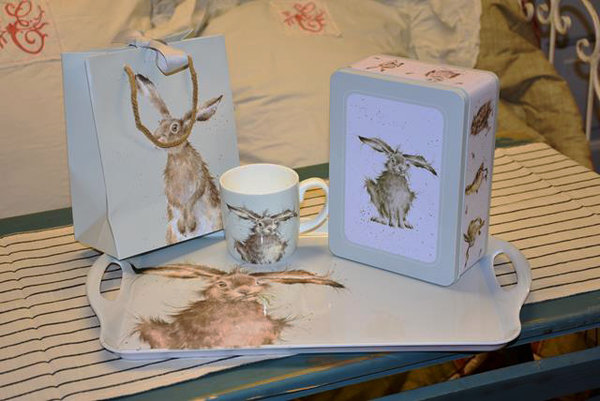 Wrendale Royal Worcester Tasse "Hare brained"