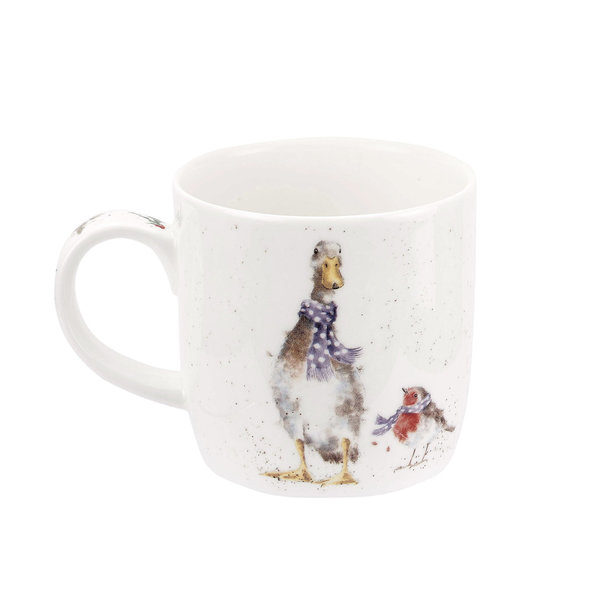 Wrendale Royal Worcester Tasse "All Wrapped Up"