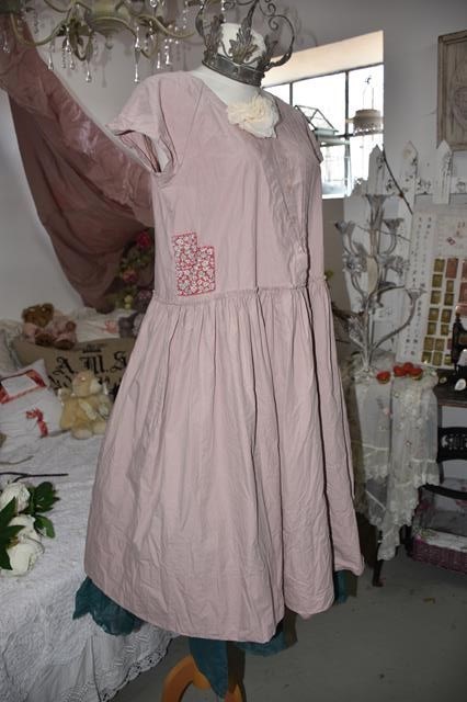 Ewa i Walla, Kleid / Dress 55594, Crisp Cotton, powder - SALE