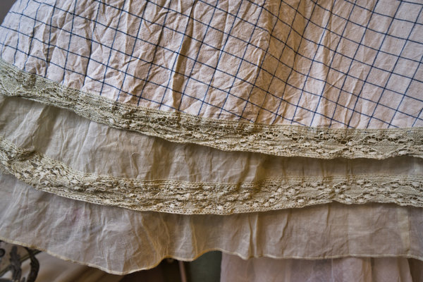 Les Ours, Kleid / Dress Antionette aus  Baumwolle in kariert - SALE