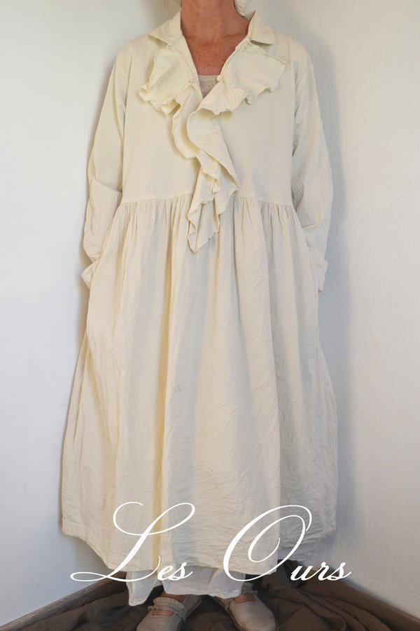 Les Ours, Kleid / Dress Basil, ecru - SALE