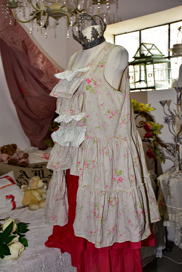 Les Ours, Kleid / Dress Rosalie, Baumwolle, fleurs - SALE