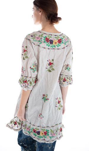 Magnolia Pearl Embroidered Mirella Shirt Dress