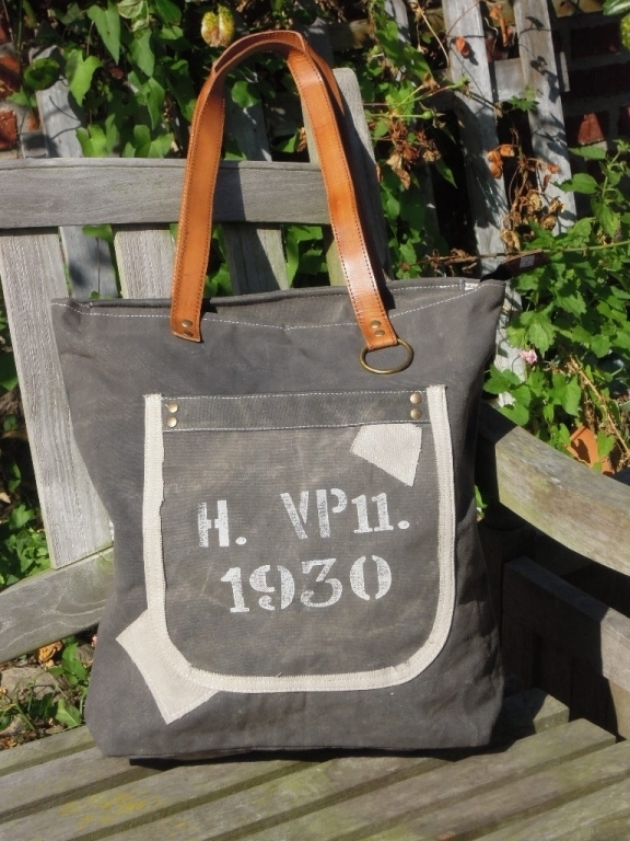 Shopping Tasche, 1930, Vintage Canvas Bags