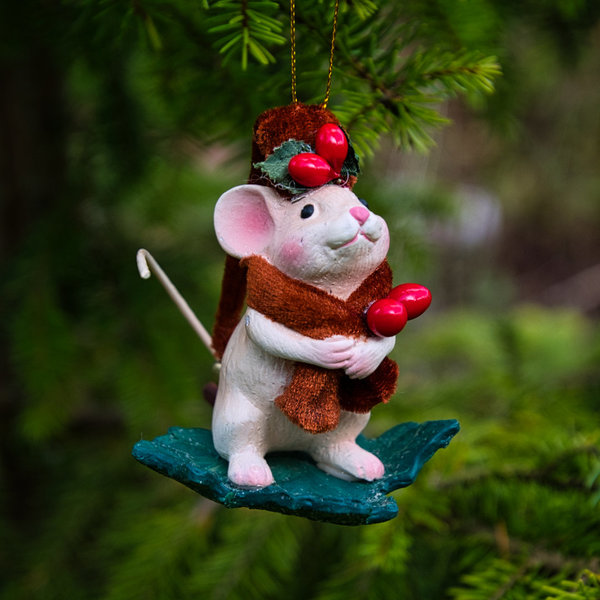 Goodwill Woodland Mäuse mit Mütze, 9 cm
