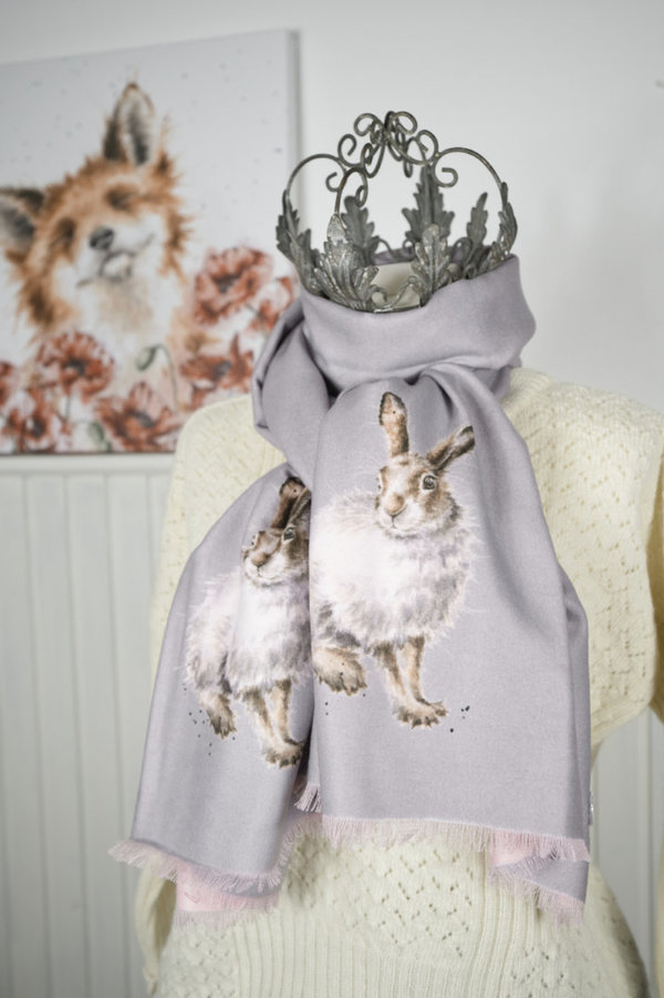 Wrendale Designs Winter Schal "Mountain Hare"