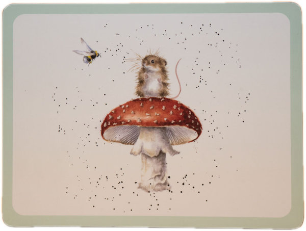 Wrendale Platzset "Bee", 30,5 x 23 cm, 6 Motive