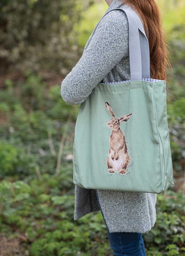 Wrendale Canvas Tasche "Hare and the bee" - Hase