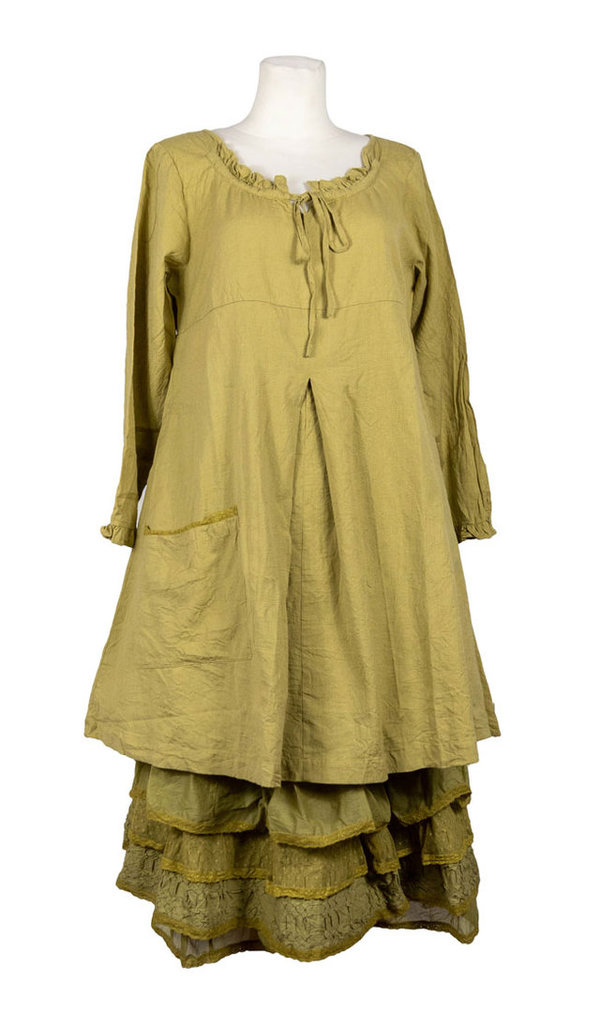 Les Ours Kleid Adalie aus Baumwolle in bronze, SALE