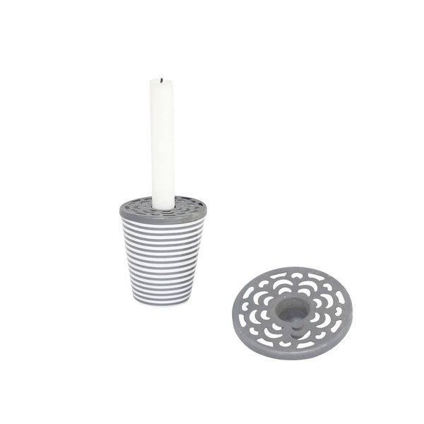 Krasilnikoff Kerzen Deckel für Happy Mug aus Metall