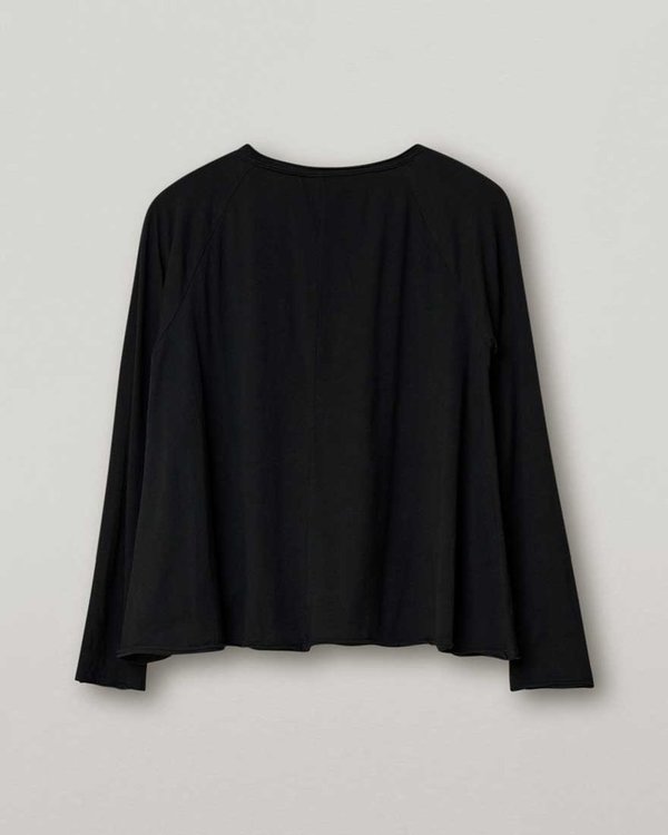 Ewa i Walla Shirt Sally 44861 aus Baumwoll-Jersey in black