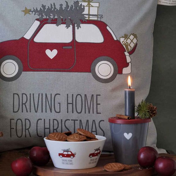 Krasilnikoff Schale / Schüssel "Driving Home for Christmas"