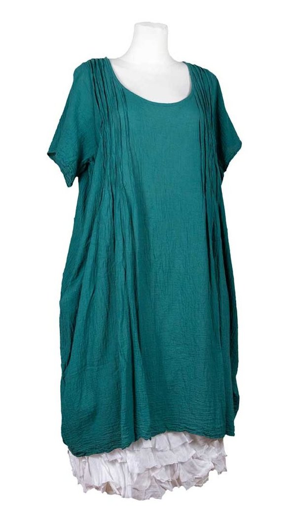Privatsachen - Cocon Commerz Kleid Birnähte aus Baumwolle in jade