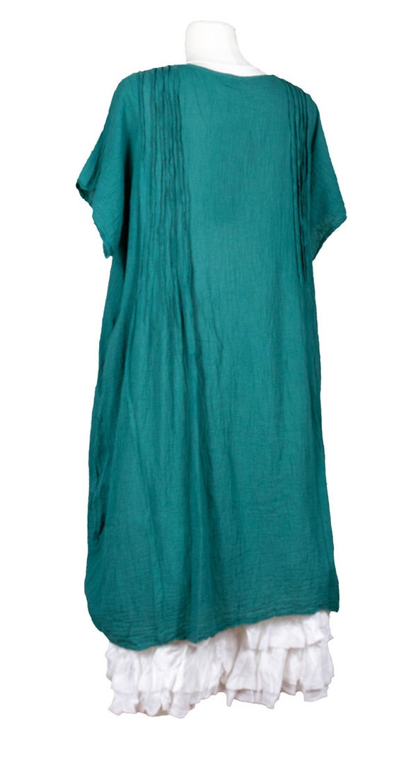 Privatsachen - Cocon Commerz Kleid Birnähte aus Baumwolle in jade
