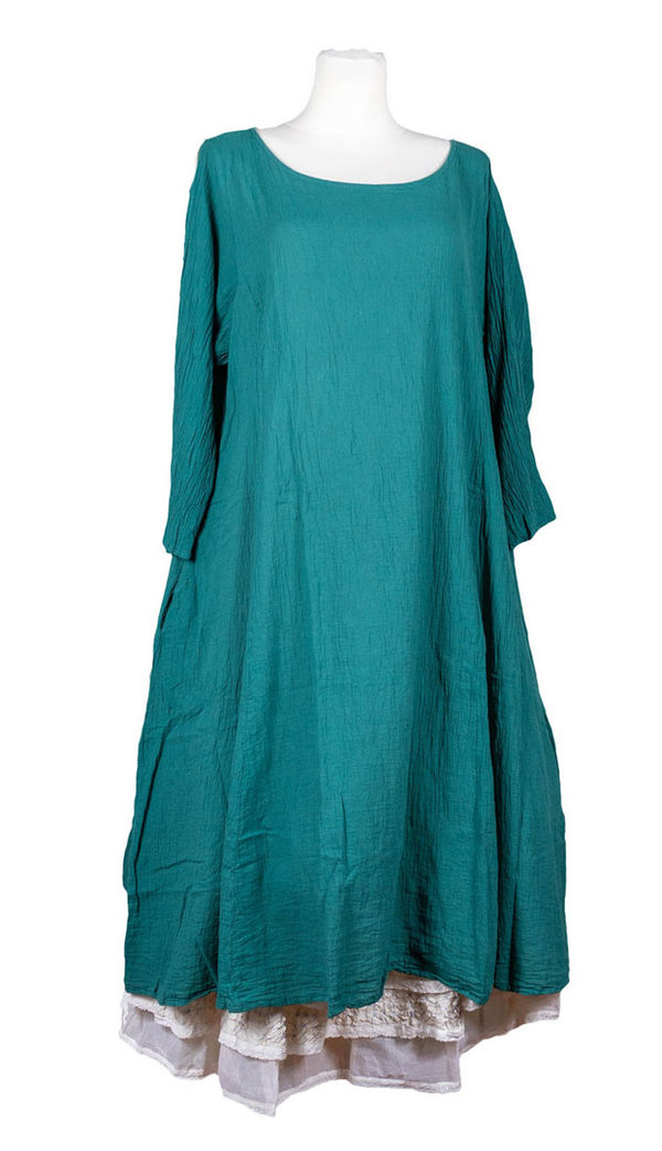 Privatsachen - Cocon Commerz Kleid Identäter aus Baumwolle in jade