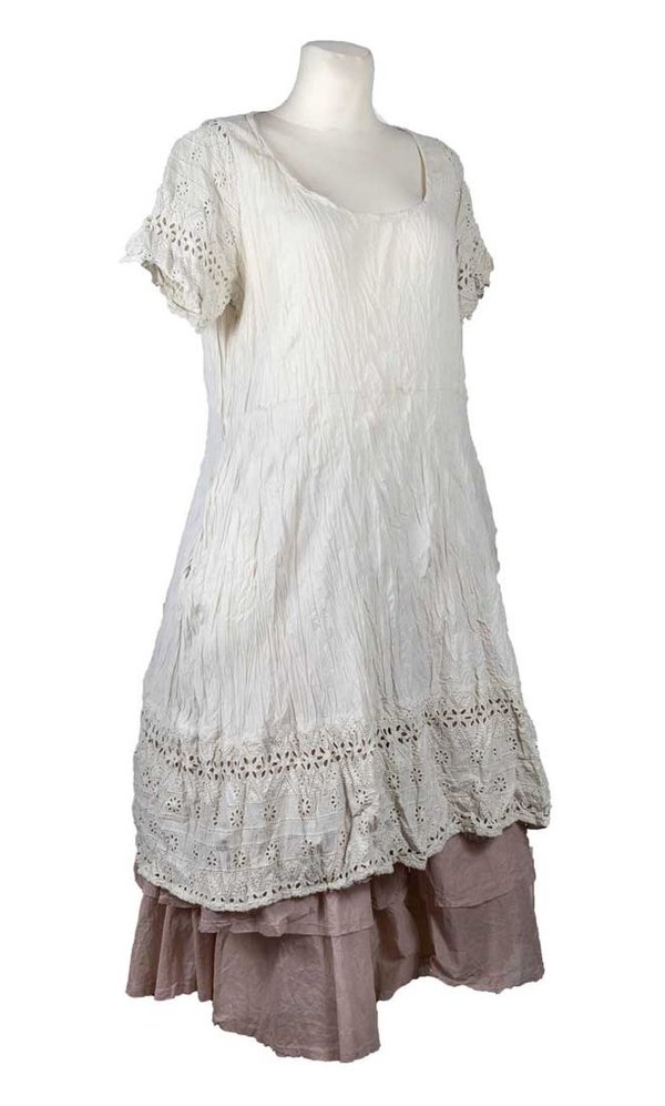 Privatsachen - Cocon Commerz  Kleid Gerberaten aus gecrachter Baumwolle in gefühl