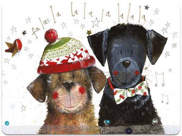 Alex Clark Platzset Weihnachten "Christmas Dogs", Hunde